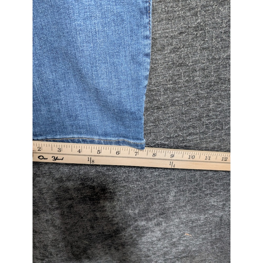 Express Mens Hyper Stretch Classic Straight Leg Jeans Blue Medium Wash 32x30 - Picture 5 of 7